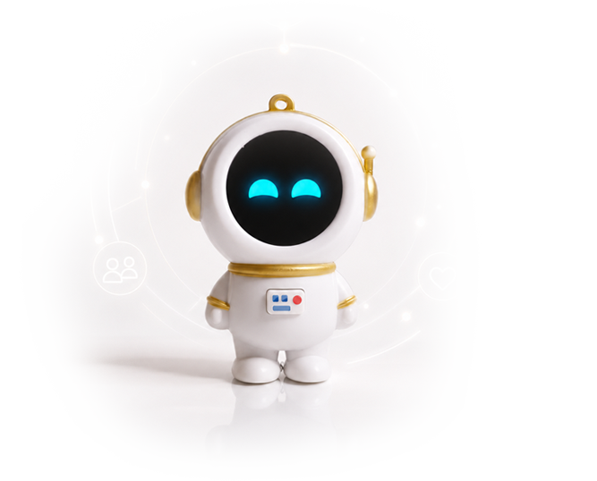 خانواده در حال ارتباط با ربات SophiBot